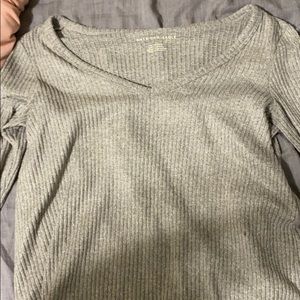 grey american eagle long sleeve